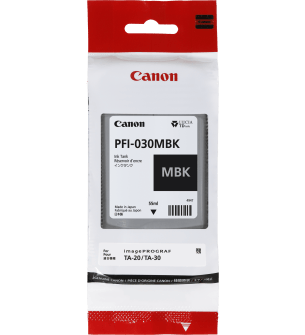 Inkt patroon matt zwart 55 ml PFI-030MBK