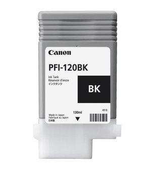 Inktpatroon zwart 130 ml PFI-120BK