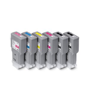 Volledige set inktpatronen (6 stuks) 300 ml PFI-320